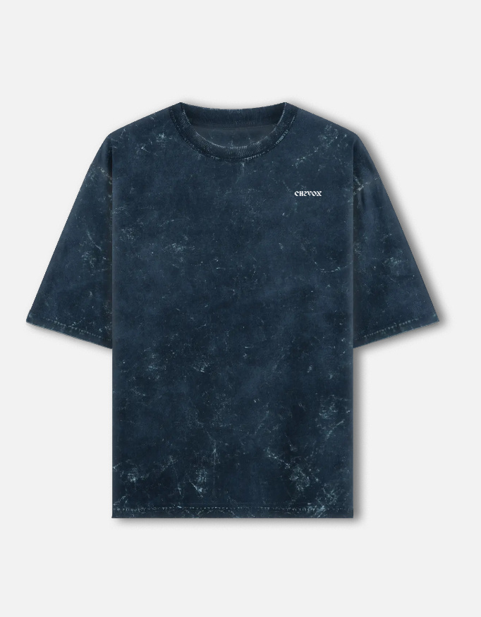 Unisex "PLAIN" Acid Washed Oversized Tee