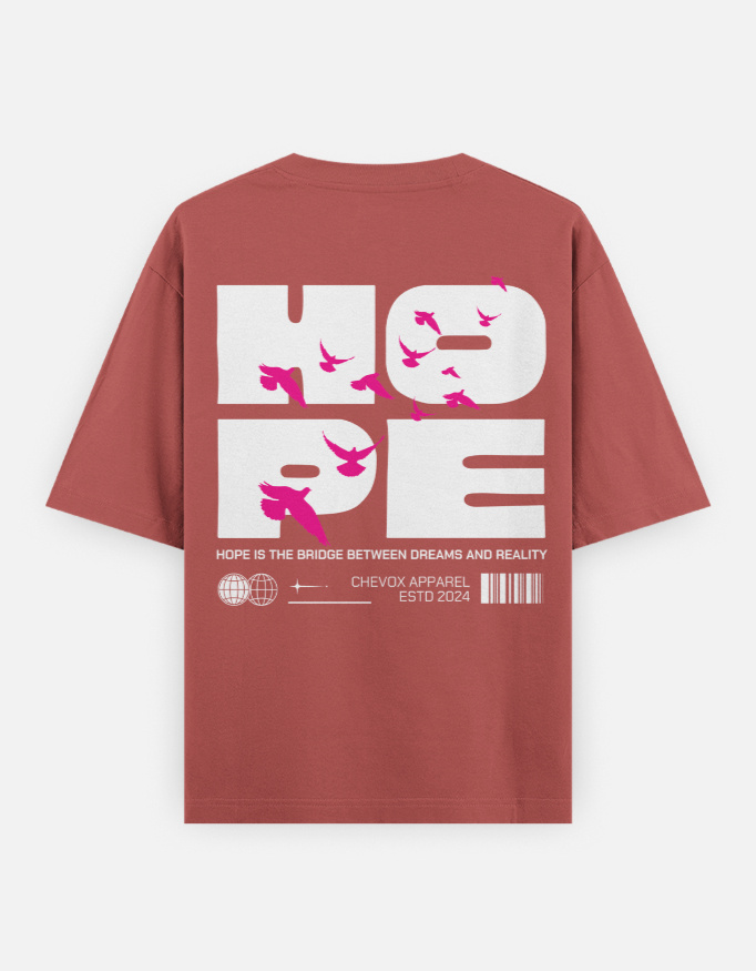 "HOPE" Unisex Oversized Classic T-Shirt